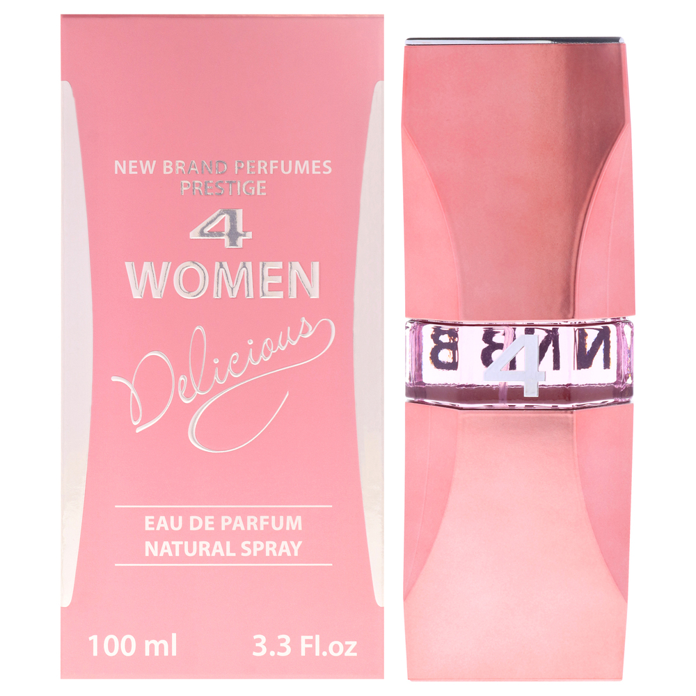 4 Women Delicioud by New Brand for Women - 3.3 oz EDP Spray